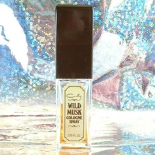 Coty Wild Musk Cologne Spray .375 oz Vintage Rare! 50% full