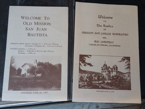 Lot 7 Vintage California Missions Ephemera Collectibles History Americana West - Picture 3 of 9