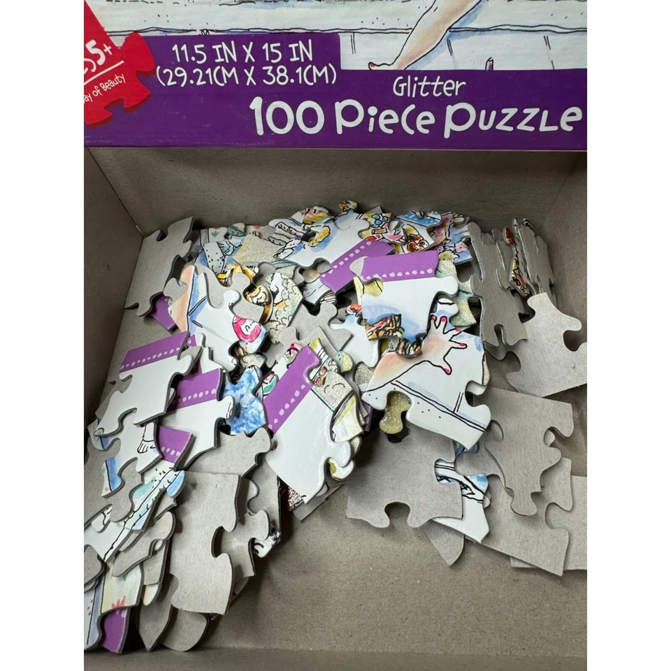 Fancy Nancy Glitter 100 Piece Puzzle 11.5" X 15" Ages 5+ By Briarpatch - image 2 of 4