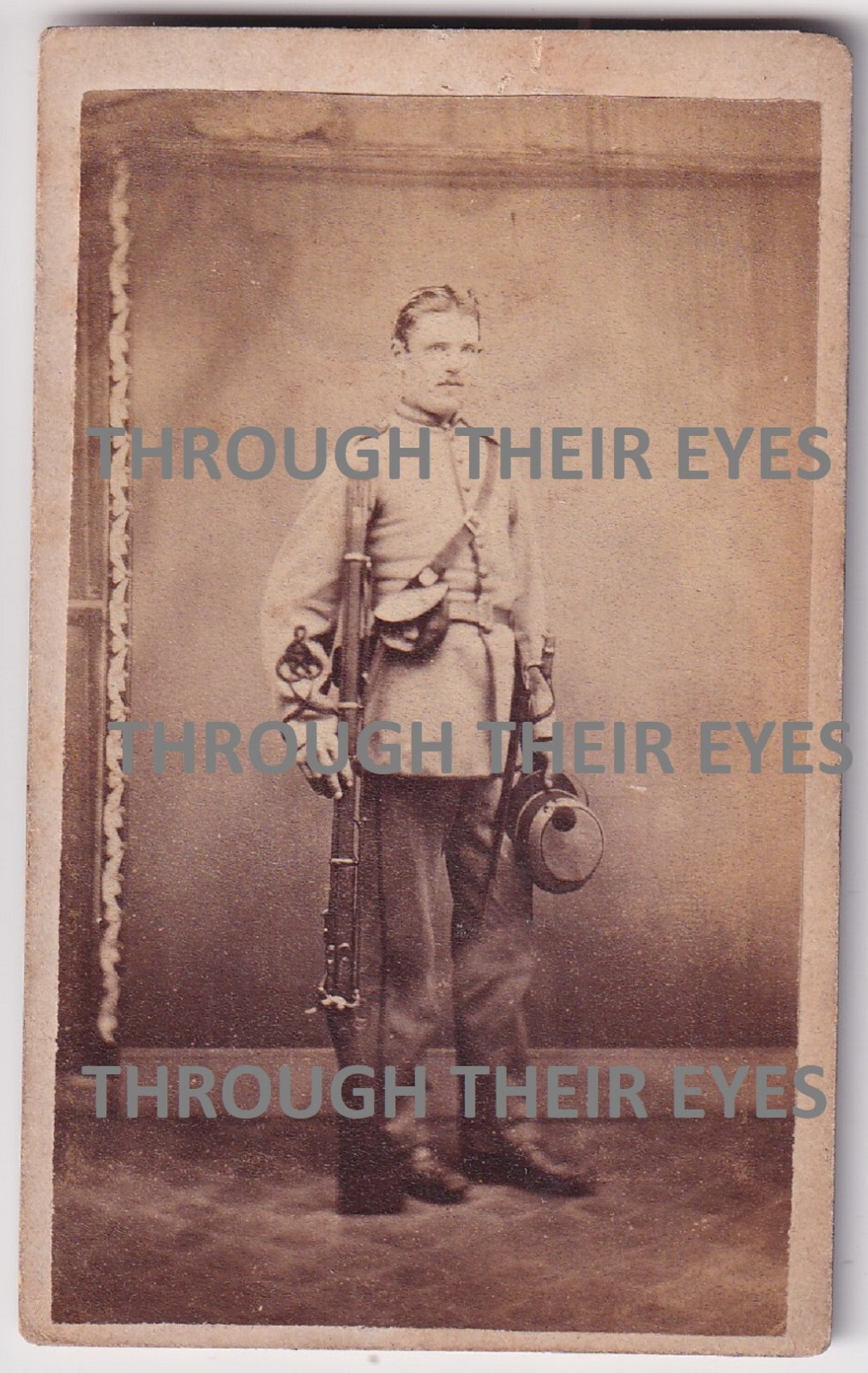 Cdv photo Victorian soldier with rifle circa 1860's | eBay