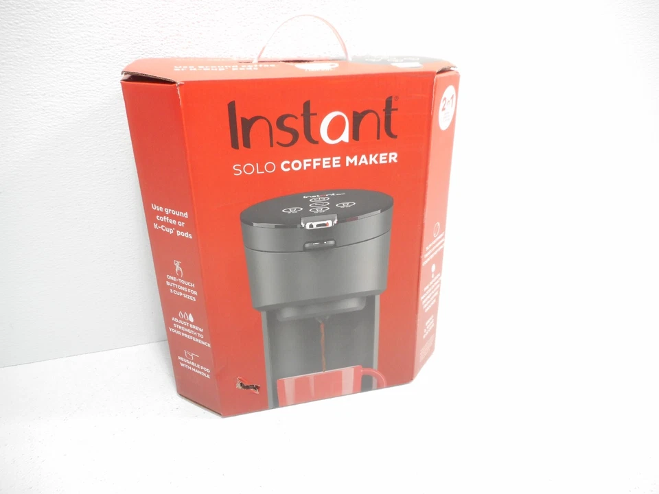 Instant Solo 二合一单份咖啡机适用于 K-Cup Pods 和咖啡 - 全新 — 第 3/4 张图片