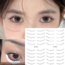 Lower Eyelash Tattoo Stickers Temporary Tattoo Natural Fake Lashes Patch Makeup