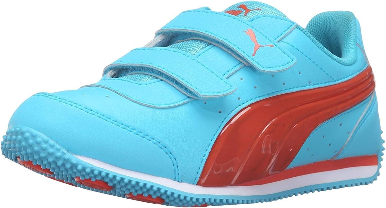 Puma Speed Light Up~ Hook and Loop ~Toddlers/Infants~ New in Box ~Blue/Red