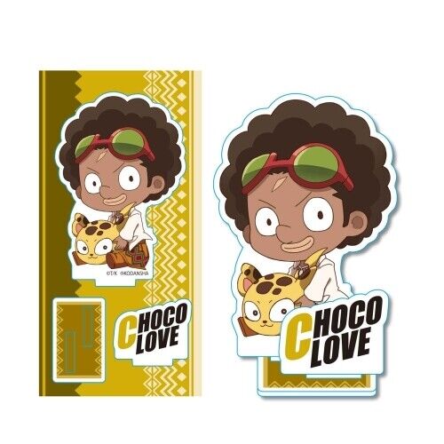 NUEVO Shaman King Chocolove McDaniel Gyugyutto Figura de Acrílico Soporte Oficial Japón - Imagen 1 de 2