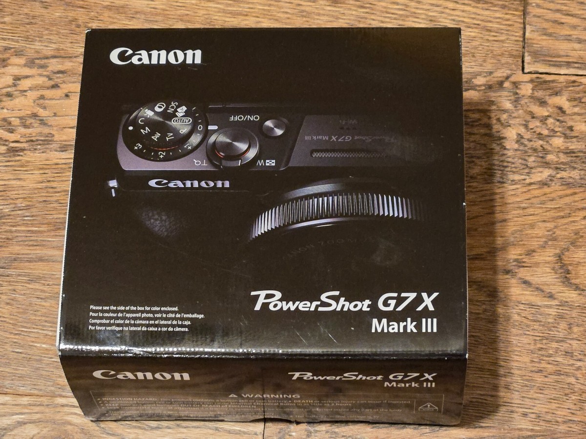 Canon PowerShot G7 X Mark III - 20.1MP Point & Shoot Digital