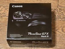 US Seller! Canon PowerShot G7X Mark III 20.1 MP Digital Camera SILVER SHIPS FAST