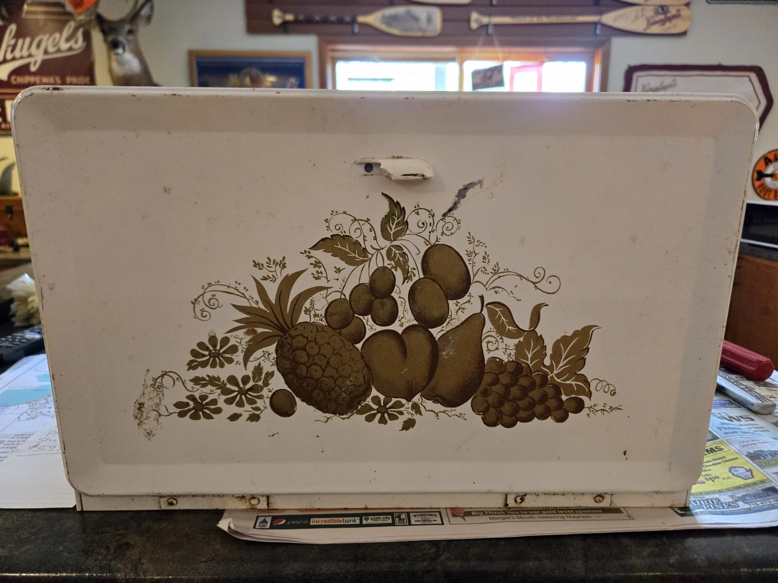 Vintage Ransburg Mid-century Bread Box Pie Cooler