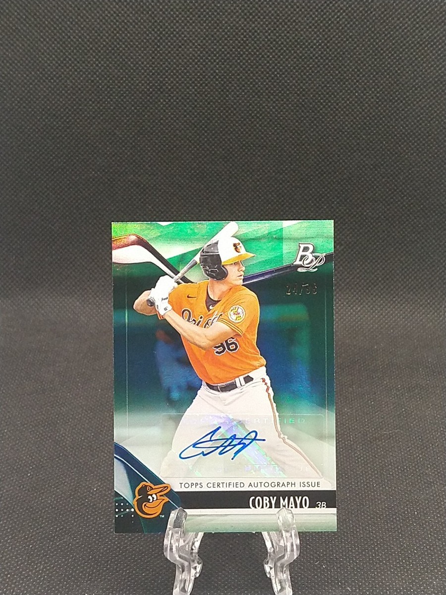 Coby Mayo bowman auto Orioles mlb 直筆サイン Coby Mayo Bowman 0 