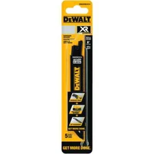 DEWALT XR - 5-Pack 6" 10/14-TPI Metal Cutting Reciprocating Blades - DWAXR461014