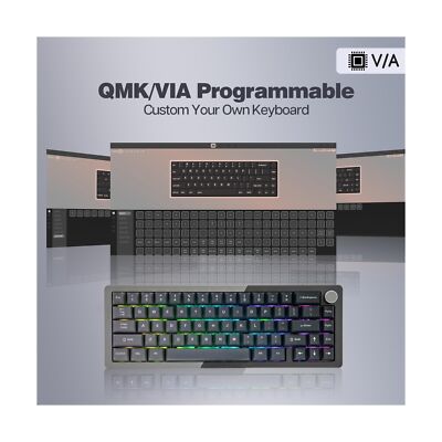 KiiBoom Loop 65 65% Full Aluminum Block Structure Mechanical