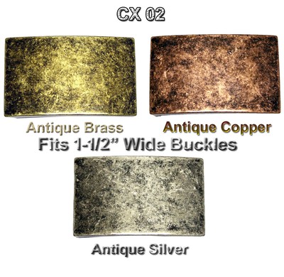 Rectangular Blank Belt Buckles fits 1-1//2/" = 38 mm wide Replacement Buckle NEW