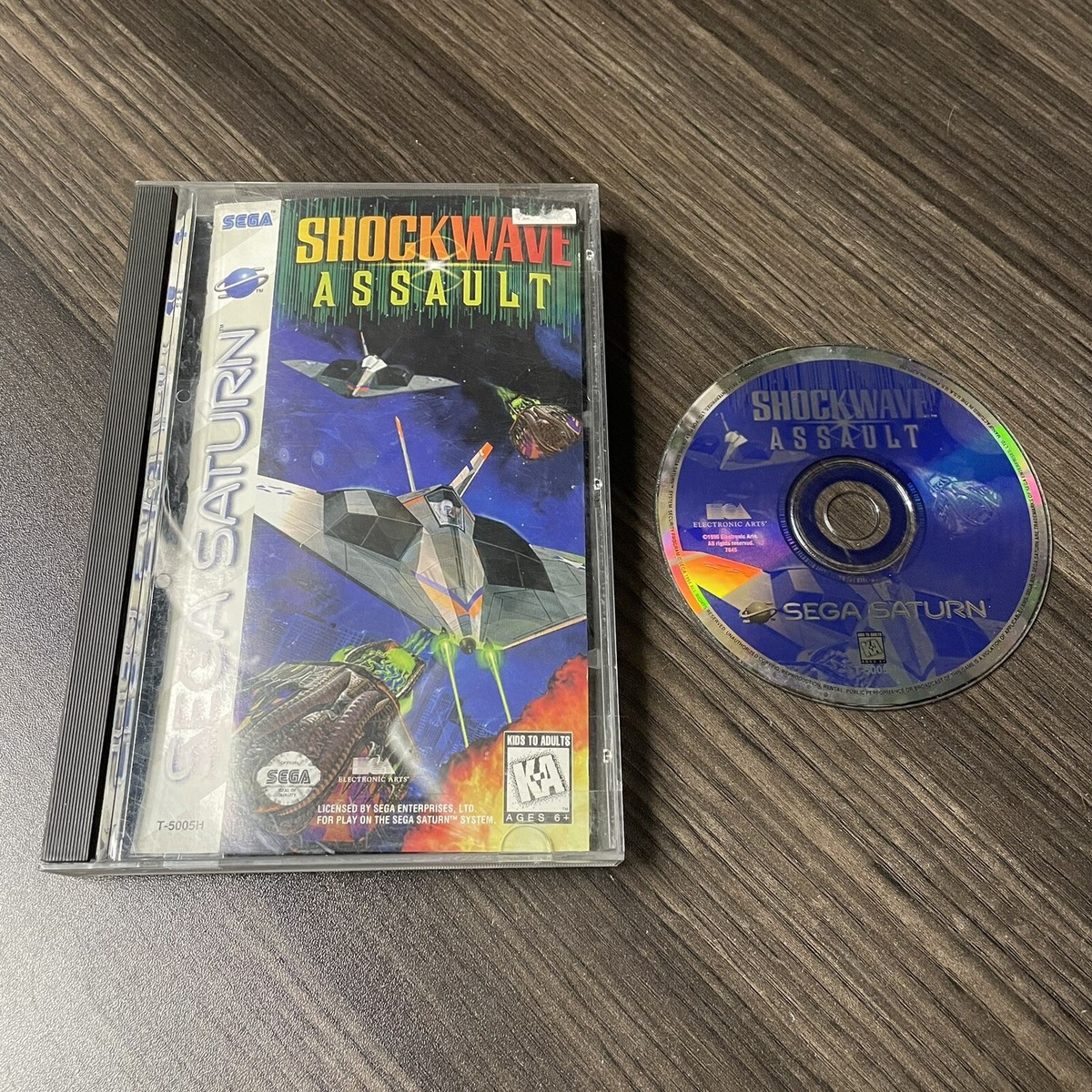 Shockwave Assault Sega Saturn Game Disc + Case 14633076455| eBay