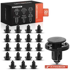 A-Premium 20x 8mm Bumper Engine Cover Wheel Well Liner Clips for Tesla Nissan