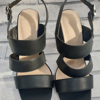 black sandals size 6