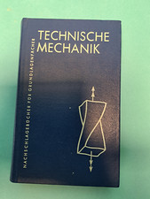 TECHNISCHE MECHANIK NACHSCHLAGEBUCH VEB FACHBUCHVERLAG LEIPZIG 1974