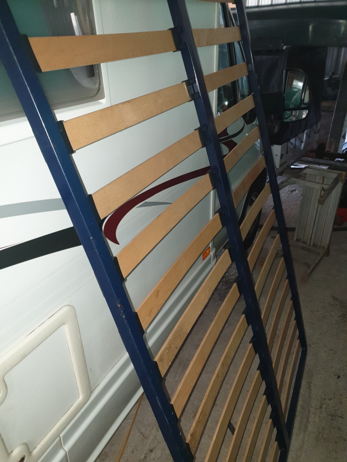 Campervan bed frame with foam mattress Last one eBay