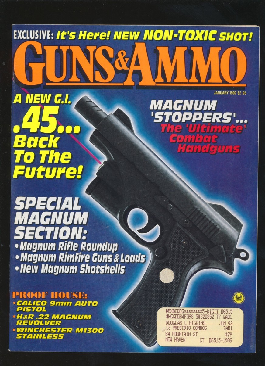 9 Of 12 Issues For 1992 Year Of Guns & Ammo Magazine Lot Of 9 | eBay