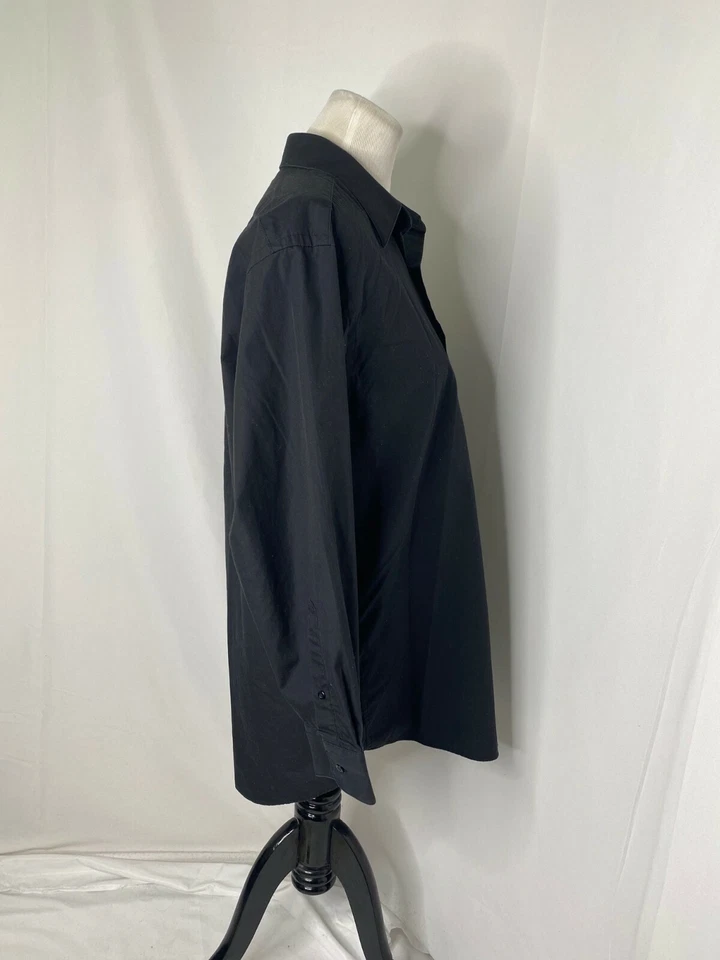 Camisa de vestir para hombre talla mediana Alexander Julian colores negra con botones Foto 4 de 4