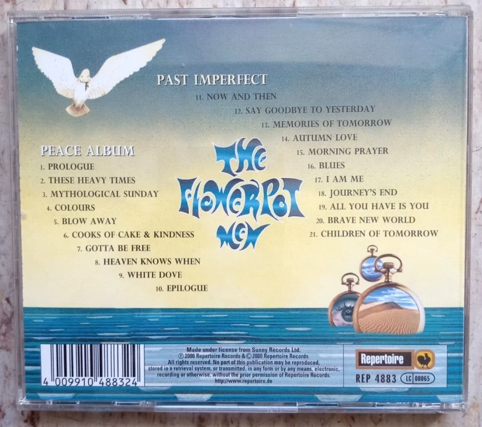 Компакт-диск The Flowerpot Men - Peace Album/Past Imperfect - Изображение 2 из 2