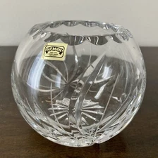 Neman Crystal Bowl 5" x 4" Handcrafted in Belarus