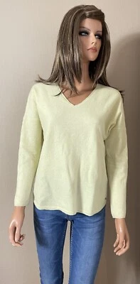 Pull jaune 100% laine mérinos DES PETITS HAUTS 40 - Photo 1/4