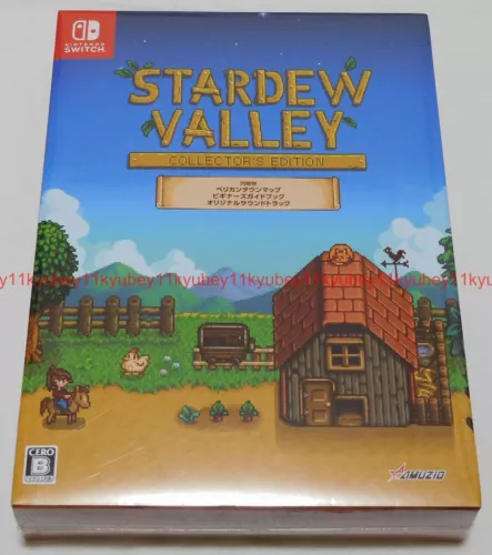 New Nintendo Switch Stardew Valley Collector's Edition Soundtrack CD Book Japan