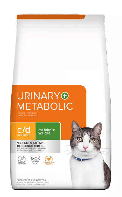 6.35 lb Bag Hill's c/d Multicare + Metabolic Chicken Dry Cat Food