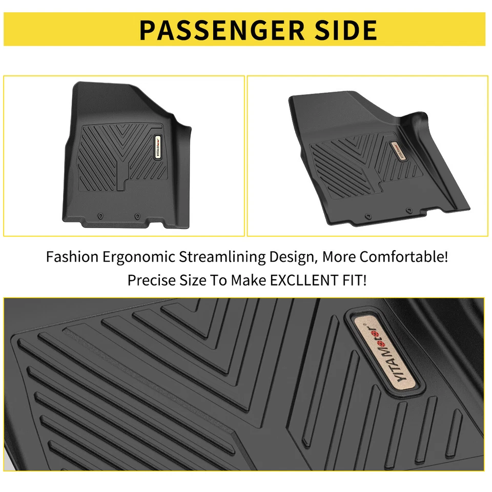 3D TPE Floor Mats Liners Set for 2013-2020 Nissan Pathfinder 14-20 Infiniti QX60 Foto 3 de 4