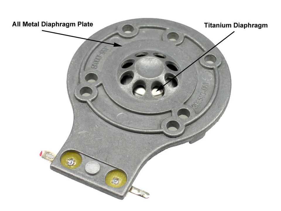 Paquete de 2 diafragma de bocina de metal JBL 2412 JRX100 JRX112 JRX115 JRX125 envío gratuito Foto 2 de 4