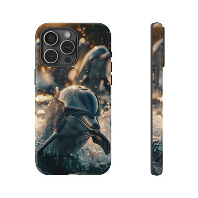 Phone Ink - iPhone | Galaxy | Pixel Case - Dolphin Pod Ocean Swimming