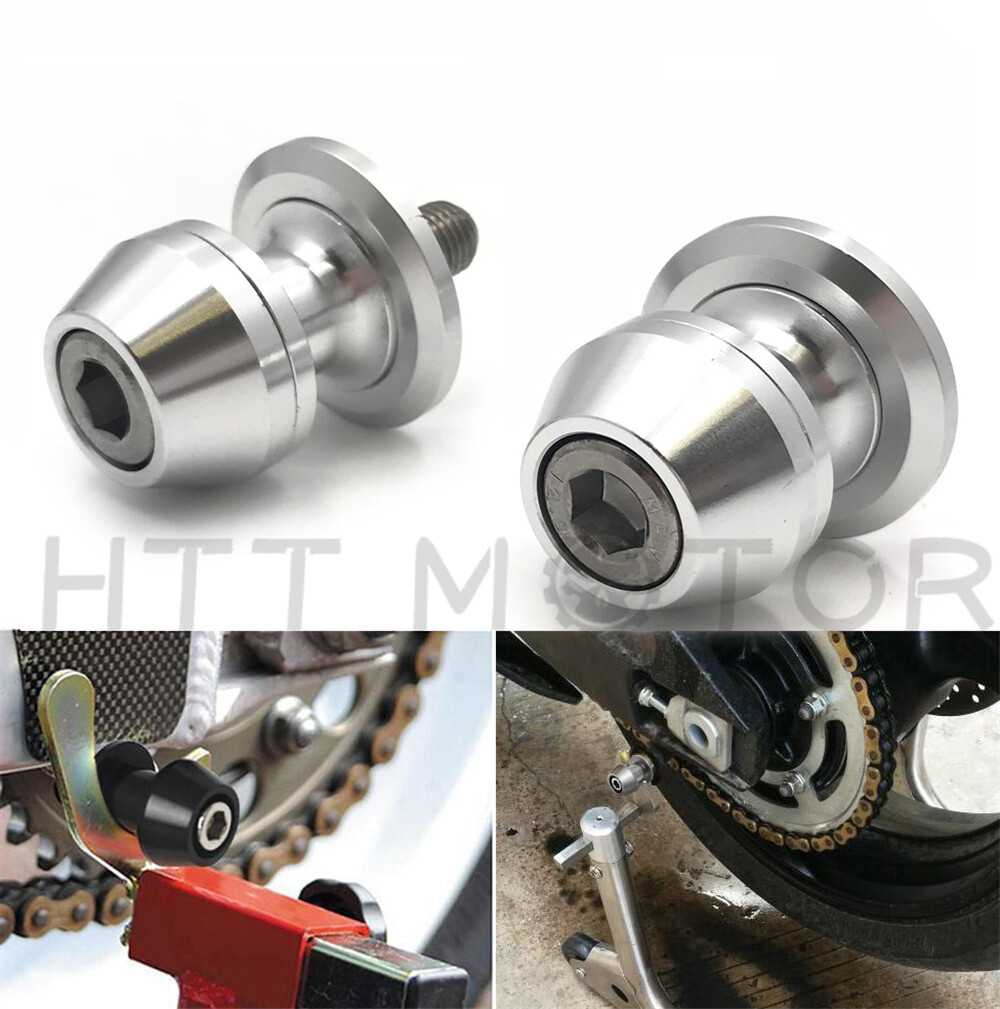 Universal Motorcycle CNC Swingarm Swing Arm Spools Sliders Stand