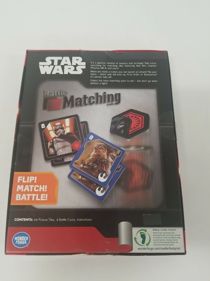 Star Wars Battle Matching Game  Disney Kids 6+, COMPLETE 1K - Image 2 of 4