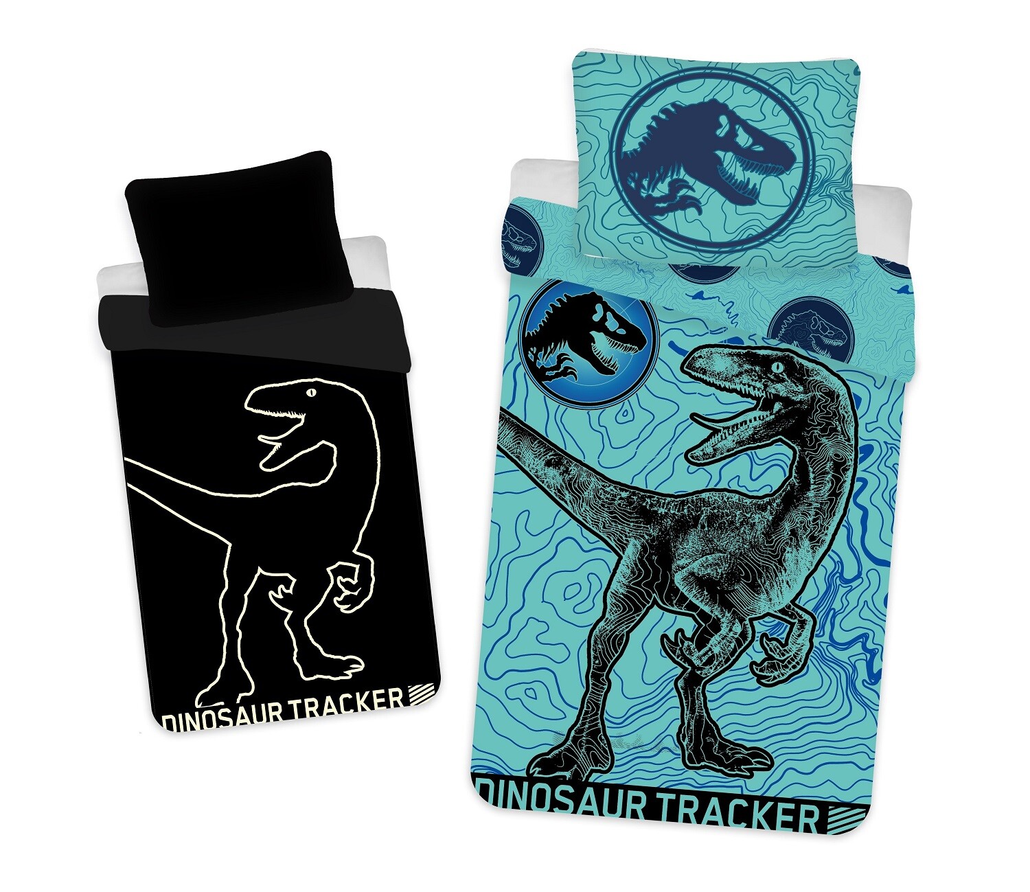 Мир юрского периода Bettwäsche mit Baumwolle с эффектом свечения, 140x200 см и 70x90 см