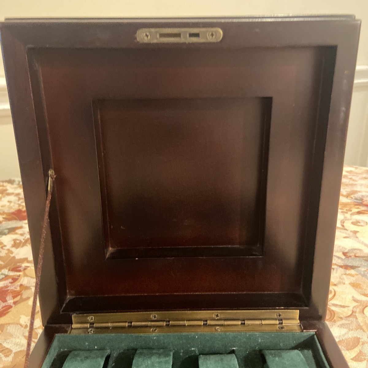 Akne★The Bombay Company コレクションケース Vintage Bombay Company Mahogany Jewelry Box No Key Minor