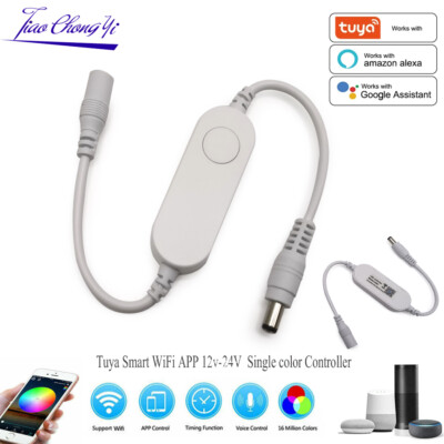 Tuya WiFi single Color Dimmer controller Smart life App Switch For 12V LED strip