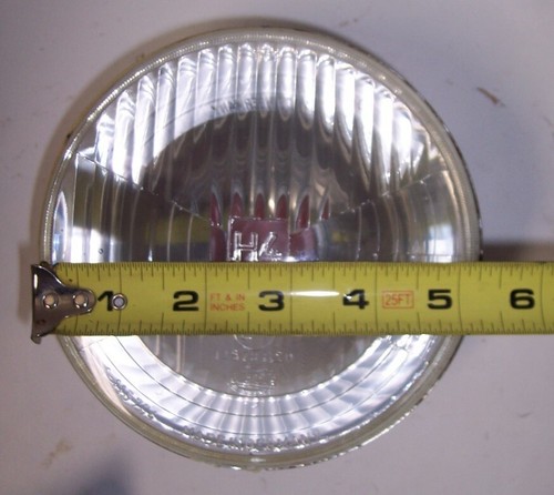 NOS VINTAGE HELLA H4 GLASS HEADLIGHT DRIVING LIGHT LENS BMW MOTO GUZZI MERCEDES - Picture 9 of 9