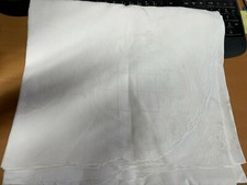 rechteckige TISCHDECKE mit Stickereien & Webkante aus edlem Stoff  - 280x165 cm