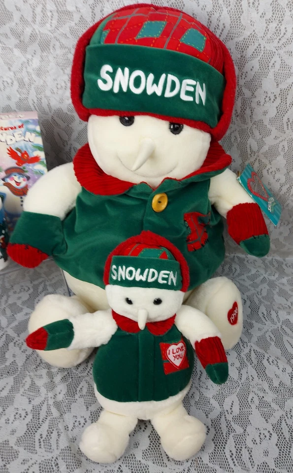 Snowden Muñeco de Nieve Paquete Colección Peluche Cintas VHS Taza Raggedy Ann Andy Lote de 5 Foto 4 de 4