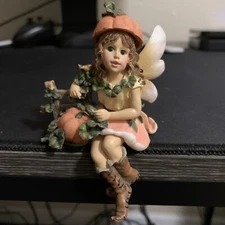 Boyds Bear Wee Folkstone Autumn L Faeriefrost Harvest Time 1E Shelf Sitter 36005