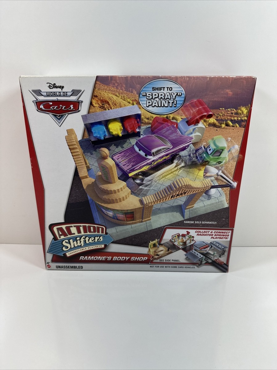 Disney Pixar Cars Ramone's Body Shop Action Shifters Playset (2014