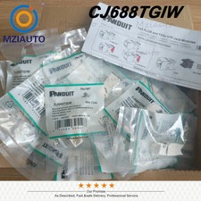 New in Box 50PCS Cat6 Network Jack Module Panduit Gigatx CJ688TGIW MiniCom White