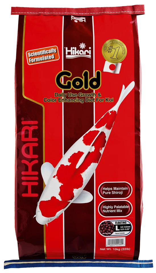 HIKARI® Gold Koifutter | 5 kg Small Medium Large | Fischfutter Wachstum Farbe
