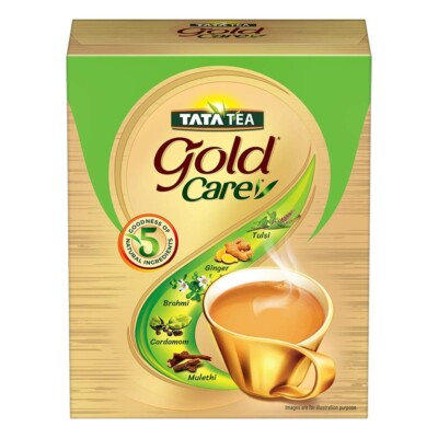 Tata Tee Goldpflege / Reich an Geschmack / Güte von Elaichi, Ingwer, Tulsi, B...