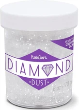 Twinklets Diamond Dust Glass Glitter Like Snow Christmas 6 Ounce Jar
