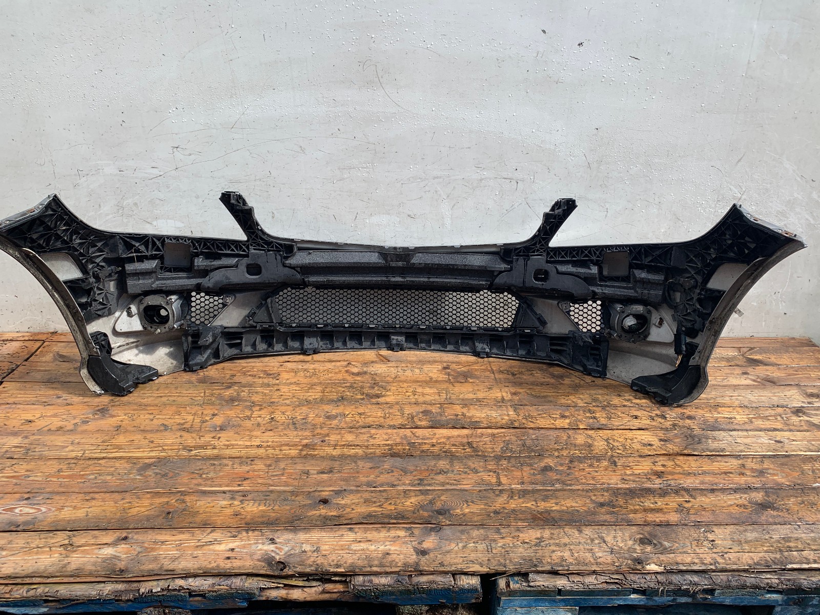 Mercedes C Class Front Bumper Fogs Grilles C200 W204 2007-2010 Pre-FL Silver - Image 13