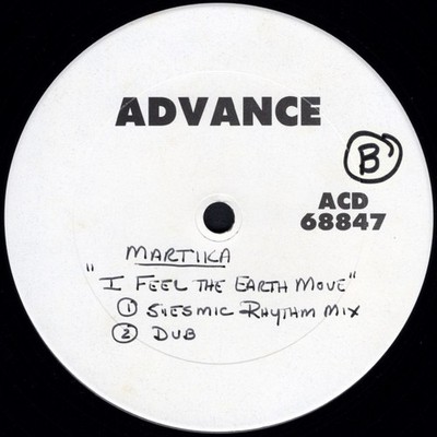 MARTIKA I Feel The Earth Move (Remix) 12  Advance WLP 1989 Columbia / NM / HEAR