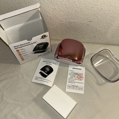 #ad #ad Realblad Pink Wrist Electronic Sphygmomanometer Open Box Needs To Be Reset $125.00