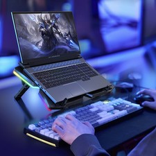 Chłodnica laptopa notebooka wentylowana niebieska podkładka chłodząca ze złączem USB K25 PRO Offgridtec