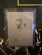 2024 Impeccable Chris Johnson 1/1 Printing Plate On Card Auto #ILL-CJN Titans