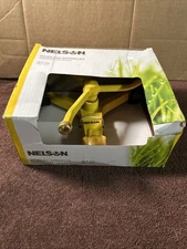 Yellow 3 Arm Irrigation Whirling Sprinkler 35ft Coverage for Lawn Care